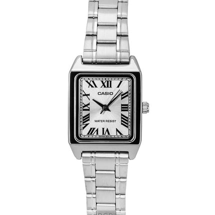 Casio Standard Analog Stainless Steel Silver Dial Quartz LTP-V007D-7B Women's Watch