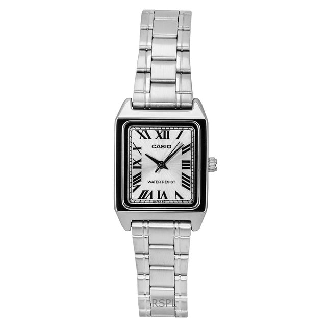 Casio Standard Analog Stainless Steel Silver Dial Quartz LTP-V007D-7B Women's Watch
