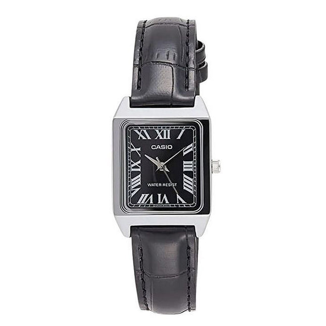 Casio Standard Analog Leather Strap Black Dial Quartz LTP-V007L-1B Women's Watch