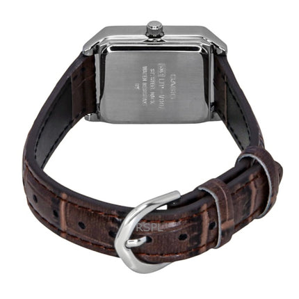 Casio Standard Analog Leather Strap Ivory Dial Quartz LTP-V007L-9E Women's Watch