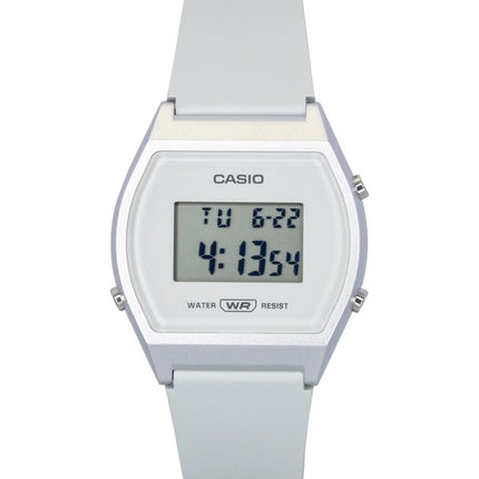 Casio Digital Resin Strap White Dial Quartz LW-204-7A Unisex Watch
