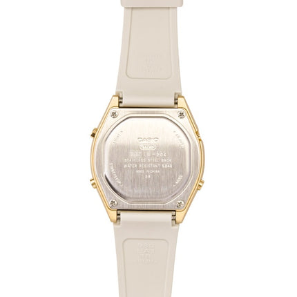 Casio Digital Resin Strap Cream Dial Quartz LW-204-9A Unisex Watch