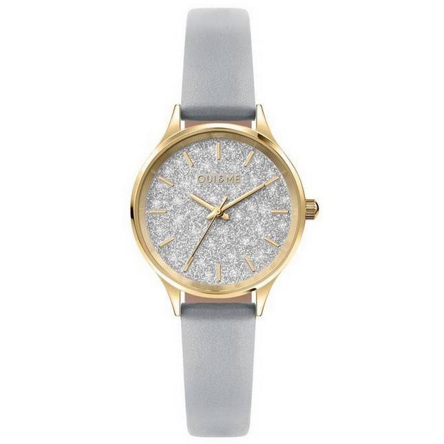 Oui  Me Bichette White Dial Leather Strap Quartz ME010271 Womens Watch