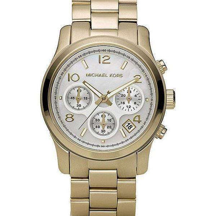 Michael Kors Classic Gold-Tone Chronograph MK5305 Womens Watch