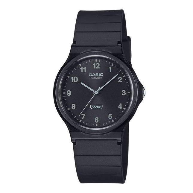 Casio POP Analog Bio Based Resin Strap Black Dial Quartz MQ-24B-1B Unisex Watch