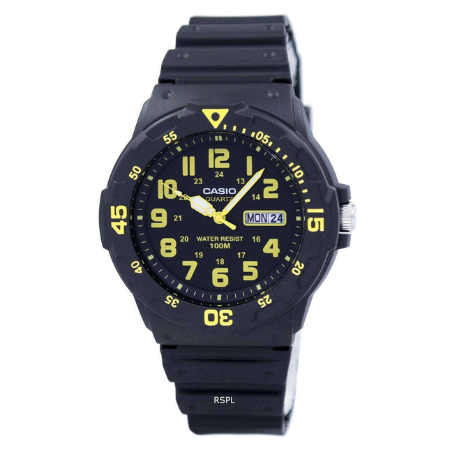 Casio Quartz Analog Black Dial MRW-200H-9BVDF MRW-200H-9BV Mens Watch