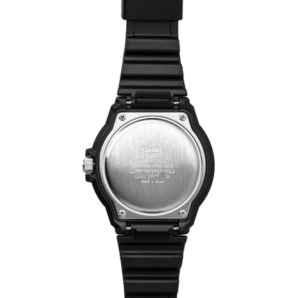 Casio Analog Resin Strap Black Dial Quartz MRW-230H-1E4V 100M Men's Watch