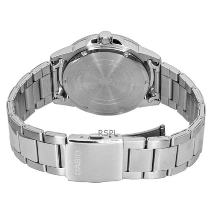 Casio Standard Analog Stainless Steel Green Dial Quartz MTD-140D-3AV 100M Men's Watch