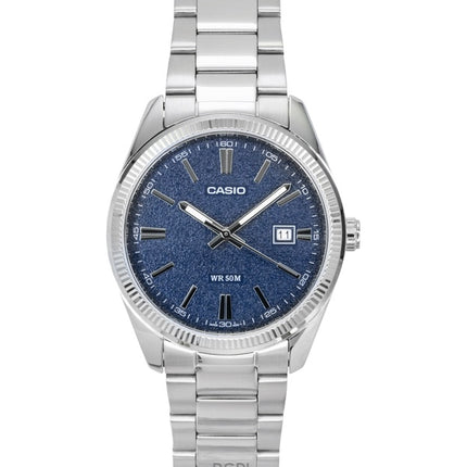 Casio Standard Analog Stainless Steel Blue Dial Quartz MTP-1302DA-2A1V Men's Watch