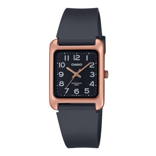 Casio Standard Analog Resin Strap Black Dial Quartz MTP-B175-5BV Men's Watch