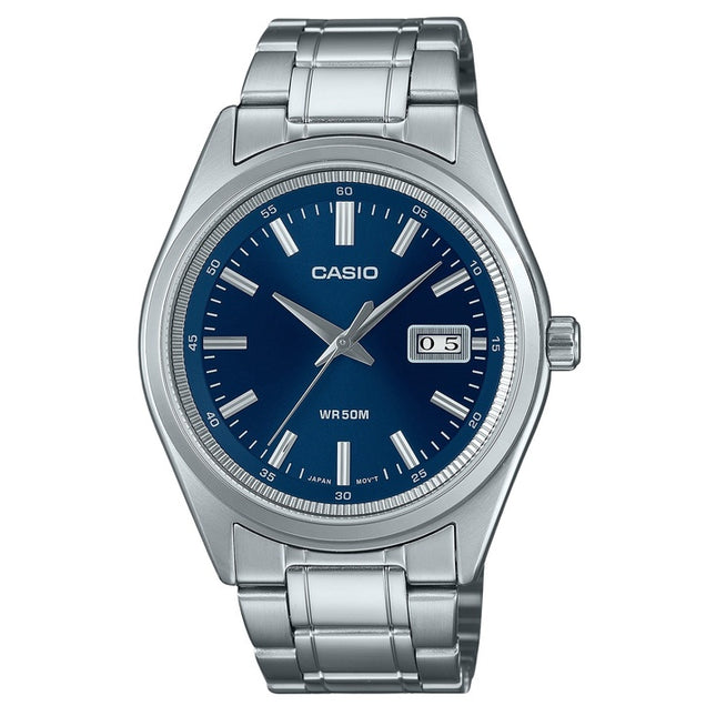 Casio Standard Analog Stainless Steel Blue Dial Quartz MTP-B180D-2AV Men's Watch