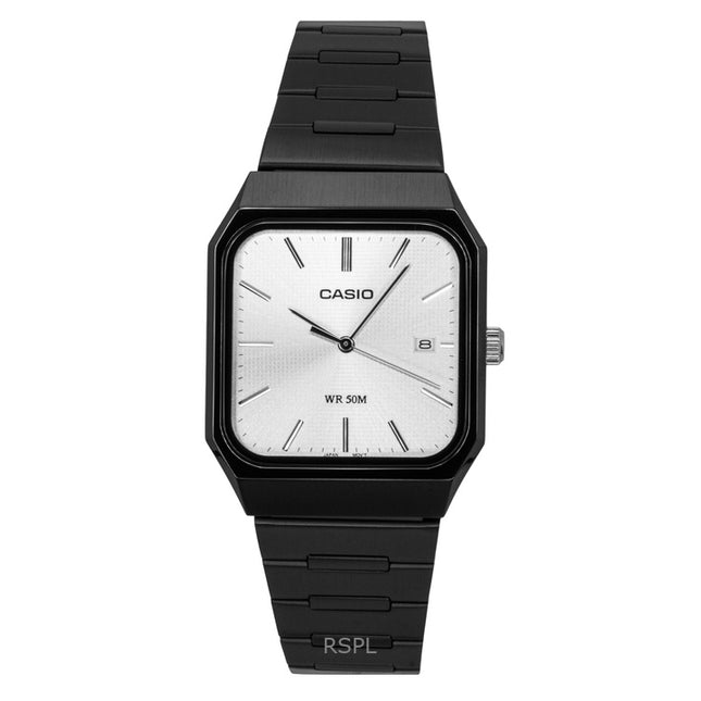 Casio Standard Analog Stainless Steel Silver Dial Quartz MTP-B185B-7AV Men's Watch