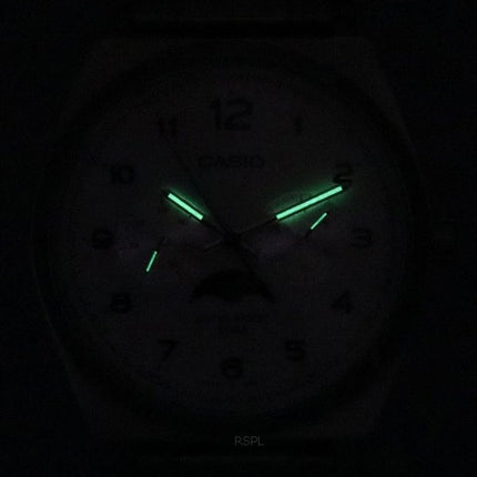 Refurbished Casio Standard Analog Moon Phase White Dial Quartz MTP-M300D-7A MTPM300D-7 Men's Watch