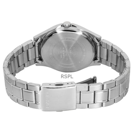 Casio Standard Analog Stainless Steel Black Dial Quartz MTS-115D-1AV Men's Watch