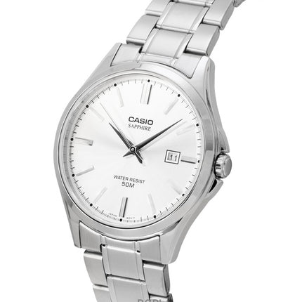 Casio Standard Analog Stainless Steel Silver Dial Quartz MTS-115D-7AV Men's Watch