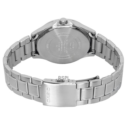 Casio Standard Analog Stainless Steel Green Dial Solar MTS-RS100D-3AV Men's Watch