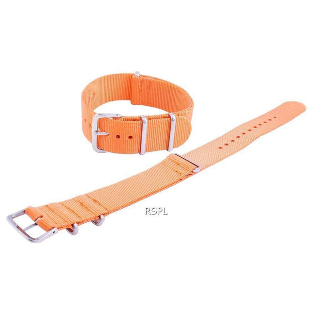Ratio Orange NATO7 Nylon Strap 22mm