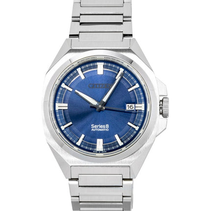 Citizen Series 8 Stainless Steel Blue Dial Automatic NB6010-81L 100M Men's Watch