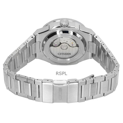 Citizen Series 8 GMT Stainless Steel Black Dial Automatic NB6031-56E 100M Men's Watch