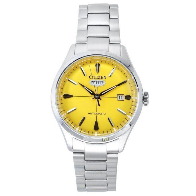 Citizen C7 Stainless Steel Yellow Dial Automatic NH8391-51Z Men's Watch