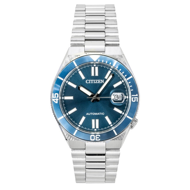 Citizen Tsuyosa Analog Stainless Steel Blue Dial Automatic NJ0231-56L 100M Men's Watch