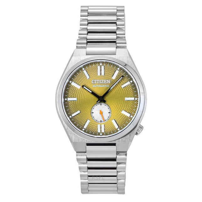 Citizen Tsuyosa Small Second Stainless Steel Textured Green Dial Automatic NK5010-51X Men's Watch