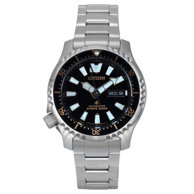 Citizen Promaster Marine Limited Edition Black Dial Automatic Diver's NY0160-66E 200M Men's Watch With Extra Strap