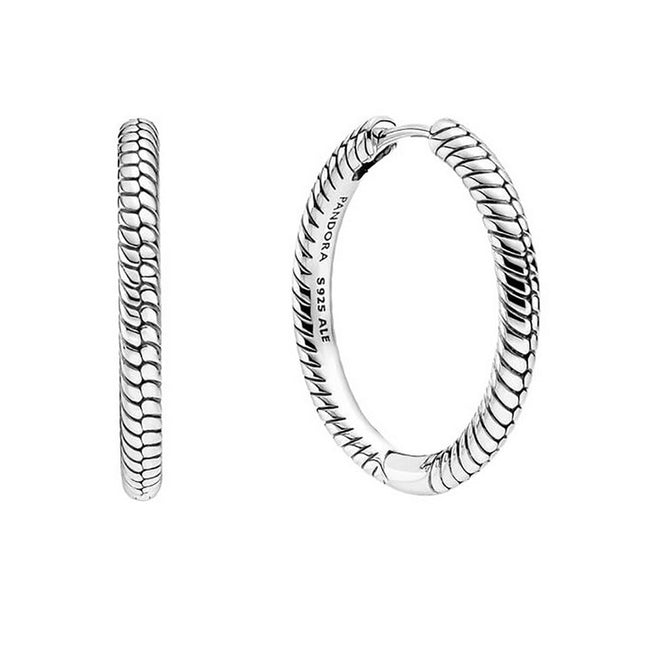 Pandora Moments Charm Hoop Earrings 299532C00 For Women