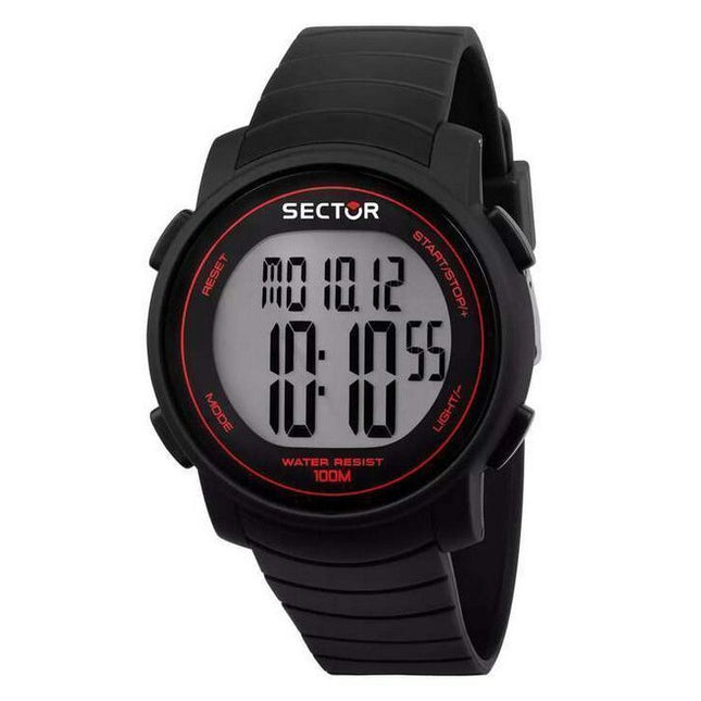 Sector Ex-31 Digital Black Dial Quartz R3251543001 100M Mens Watch