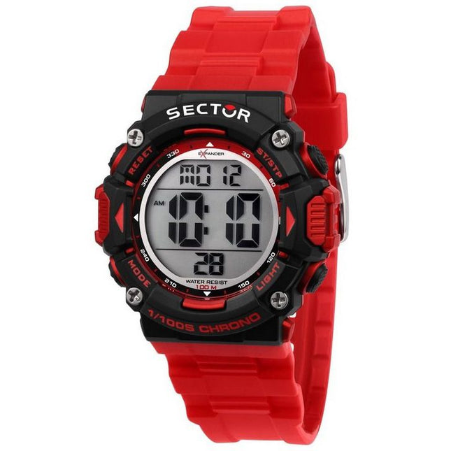 Sector EX-32 Digital Red Polyurethane Strap Quartz R3251544002 100M Mens Watch