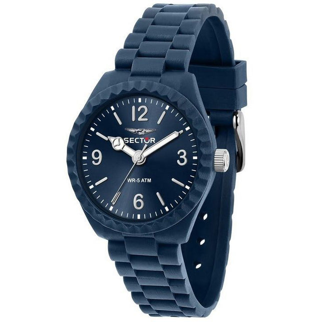 Sector Diver Just Time Plastic Strap Blue Dial Quartz R3251549007 Mens Watch