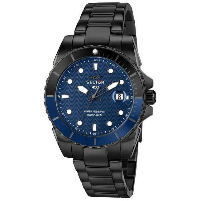 Sector 450 Blue Matt Dial Stainless Steel Quartz R3253276001 100M Men's Watch