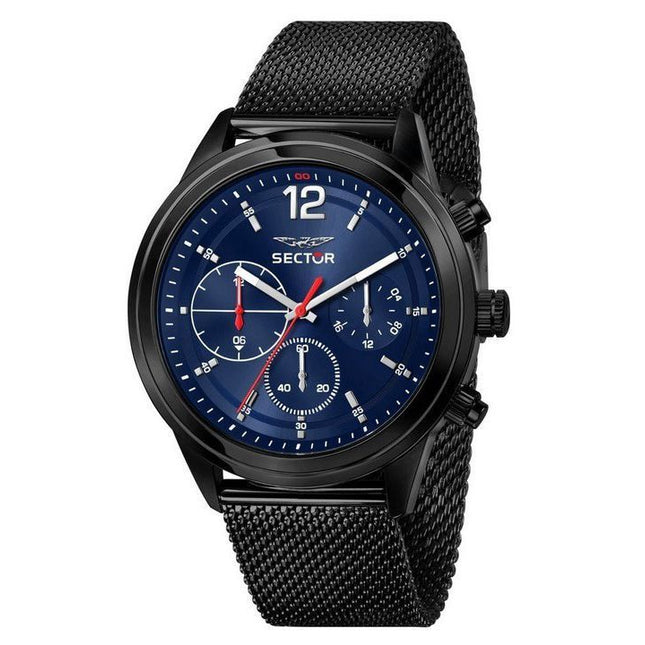 Sector 670 Dual Time Multifunction Stainless Steel Blue Dial Quartz R3253540008 Mens Watch