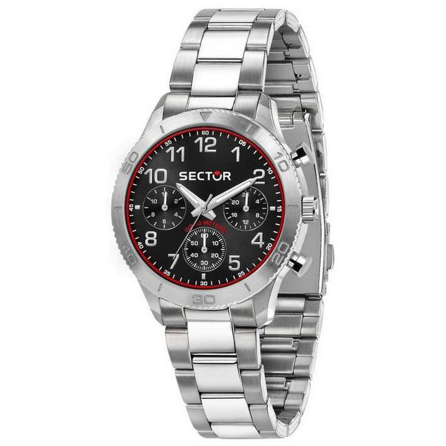 Sector 270 Chronograph Black Sunray Dial Stainless Steel Quartz R3253578017 Men's Watch