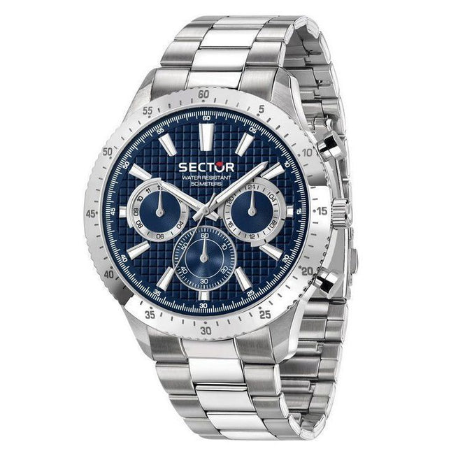 Sector 270 Multifunction Stainless Steel Blue Dial Quartz R3253578022 Mens Watch