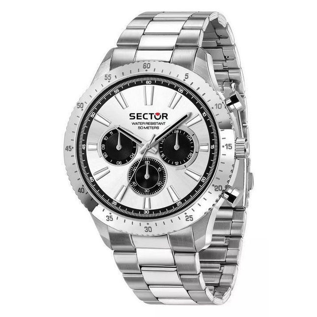 Sector 270 Multifunction Stainless Steel White Dial Quartz R3253578027 Mens Watch