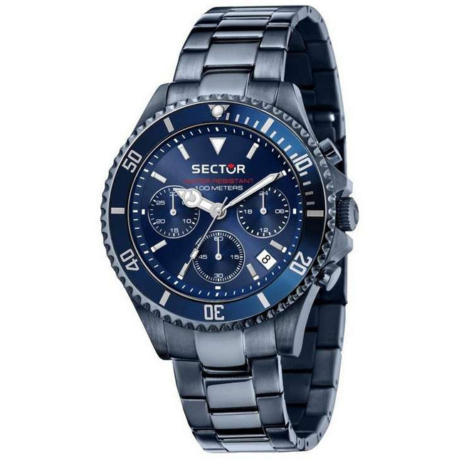 Sector 230 Chronograph Dark Blue Dial Stainless Steel Quartz R3273661026 100M Men's Watch