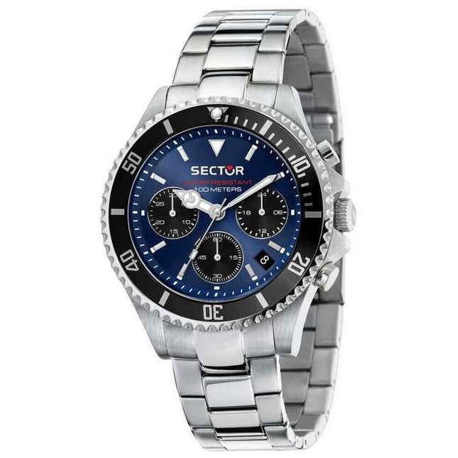 Sector 230 Chronograph Blue Dial Stainless Steel Quartz R3273661027 100M Men's Watch