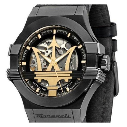 Maserati Potenza Skeleton Dial Automatic R8821108036 100M Men's Watch