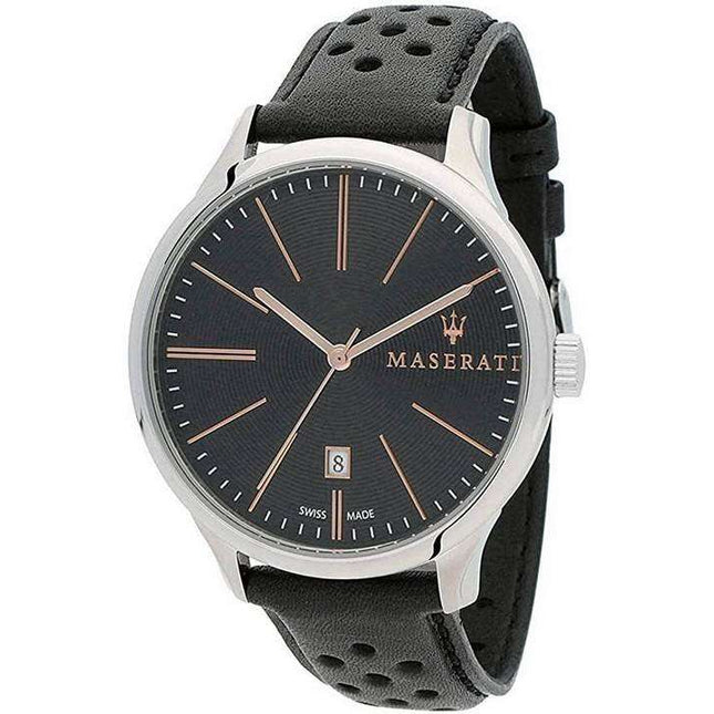 Maserati Attrazione Black Dial Quartz R8851126003 100M Mens Watch