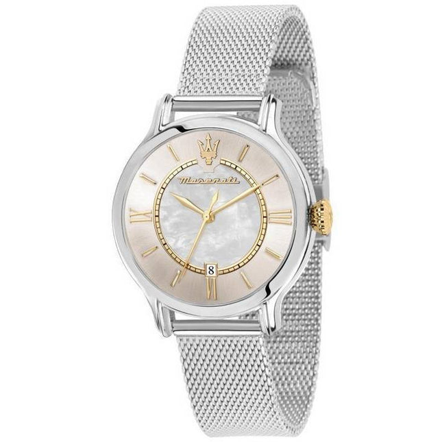 Maserati Epoca Stainless Steel Mother Of Pearl Dial Quartz R8853118514 100M Women's Watch