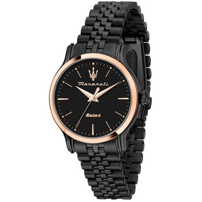 Maserati Epoca Stainless Steel Black Dial Solar R8853118518 100M Women's Watch