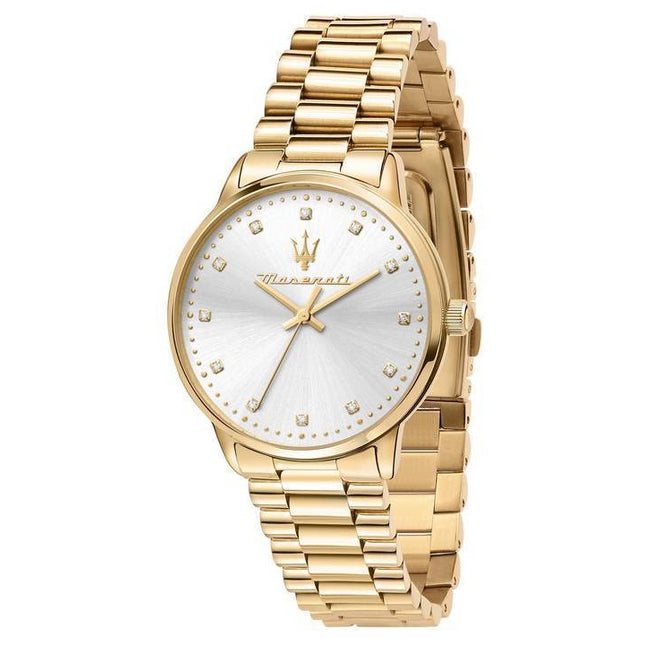 Maserati Royale Diamond Accents Silver Dial Quartz R8853147503 Womens Watch