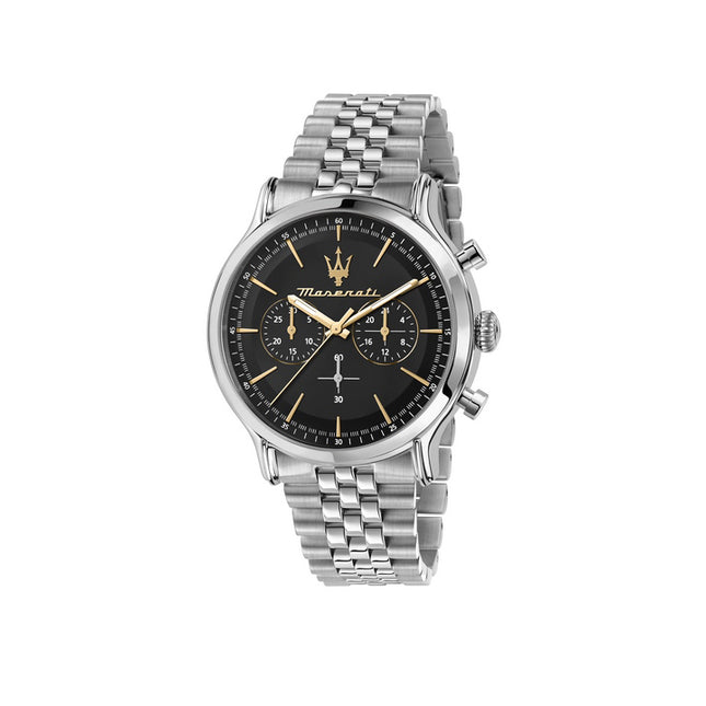Maserati Epoca Chronograph Black Dial Quartz R8873618017 100M Men's Watch