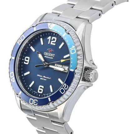 Orient Sports Kamasu Mako III Stainless Steel Blue Dial Automatic Divers RA-AA0818L19B 200M Mens Watch
