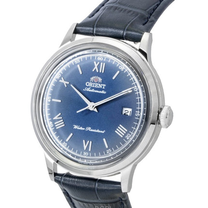 Orient Bambino Classic Leather Strap Navy Blue Dial Automatic RA-AC0024L Men's Watch