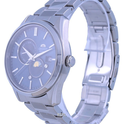 Orient Contemporary Sun  Moon Blue Dial Automatic RA-AK0308L10B Mens Watch