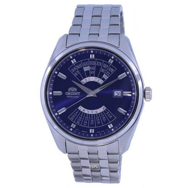 Orient Multi Year Calendar Blue Dial Stainless Steel Automatic RA-BA0003L10B Mens Watch