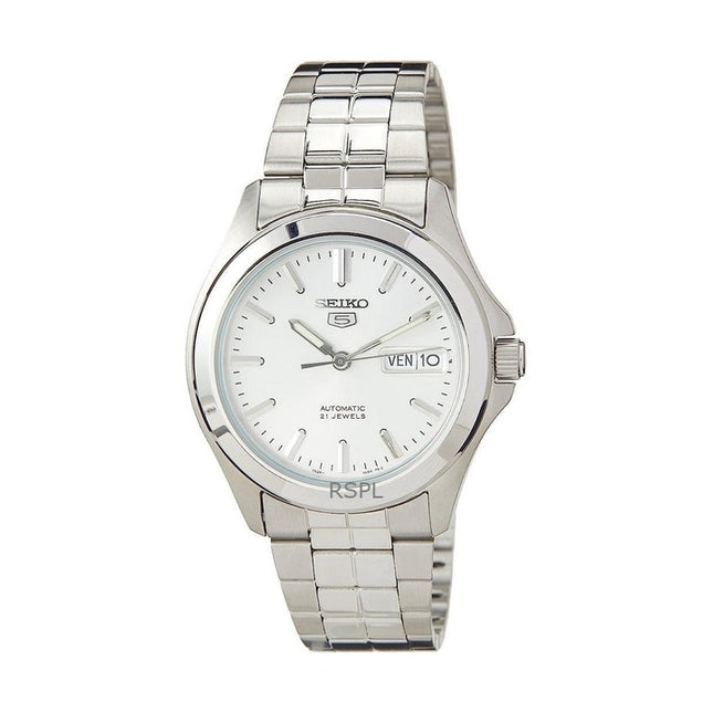Refurbished Seiko 5 Silver Dial Automatic 21 Jewels SNKK87K1 Men's Watch