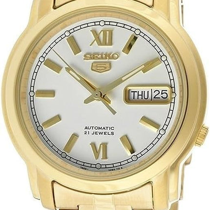 Refurbished Seiko 5 White Dial Automatic 21 Jewels SNKK84K1 Men's Watch